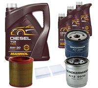 DENCKERMANN Controllo Set MANNOL Diesel TDI 5W-30 8L Per Alfa Romeo 156