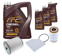 DENCKERMANN Controllo Set MANNOL Diesel TDI 5W-30 8L Per Audi A8 3.0 TFSI