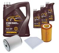 DENCKERMANN Controllo Set MANNOL Diesel TDI 5W-30 8L Per Audi A8 3.0 TFSI