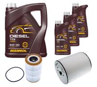 DENCKERMANN Controllo Set MANNOL Diesel TDI 5W-30 8L Per Audi A8 3.0 TFSI