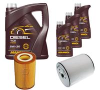 DENCKERMANN Controllo Set MANNOL Diesel TDI 5W-30 8L Per Audi A8 3.0 TFSI