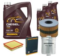 DENCKERMANN Controllo Set MANNOL Diesel TDI 5W-30 8L Per Audi A8 4.2 Quattro