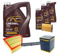 DENCKERMANN Controllo Set MANNOL Diesel TDI 5W-30 8L Per BMW 1Er 120D