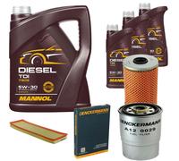 DENCKERMANN Controllo Set MANNOL Diesel TDI 5W-30 8L Per BMW 3 Serie 325td