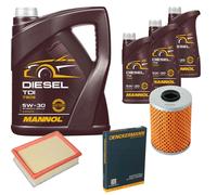 DENCKERMANN Controllo Set MANNOL Diesel TDI 5W-30 8L Per BMW 3er Cabriolet