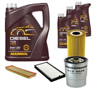 Denckermann Controllo Set MANNOL Diesel Tdi 5W-30 8L per . BMW 5er 525tds