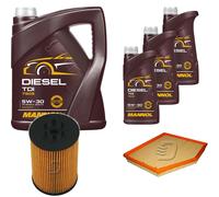 DENCKERMANN Controllo Set MANNOL Diesel TDI 5W-30 8L Per BMW 6er Cabriolet