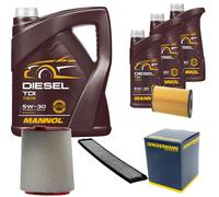 DENCKERMANN Controllo Set MANNOL Diesel TDI 5W-30 8L Per BMW X3 2.0d