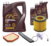 DENCKERMANN Controllo Set MANNOL Diesel TDI 5W-30 8L Per BMW X3 2.5 Si 3.0