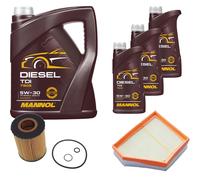 DENCKERMANN Controllo Set MANNOL Diesel TDI 5W-30 8L Per BMW X5 4.8I XDRIVE