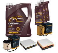 DENCKERMANN Controllo Set MANNOL Diesel TDI 5W-30 8L Per Chevrolet Cruze 2.0