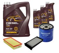 DENCKERMANN Controllo Set MANNOL Diesel TDI 5W-30 8L Per Citroën C5 I Break