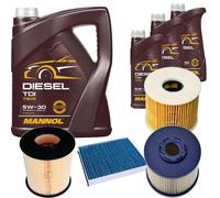 DENCKERMANN Controllo Set MANNOL Diesel TDI 5W-30 8L Per Ford Focus III