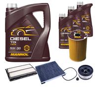 DENCKERMANN Controllo Set MANNOL Diesel TDI 5W-30 8L Per Hyundai Santa Fé IV