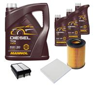 DENCKERMANN Controllo Set MANNOL Diesel TDI 5W-30 8L Per Hyundai Sonata V