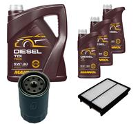 DENCKERMANN Controllo Set MANNOL Diesel TDI 5W-30 8L Per Hyundai Tucson 2.0