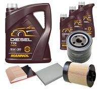 DENCKERMANN Controllo Set MANNOL Diesel TDI 5W-30 8L Per Iveco Daily IV