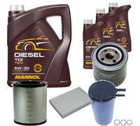 DENCKERMANN Controllo Set MANNOL Diesel TDI 5W-30 8L Per Iveco Daily IV