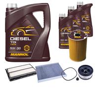 DENCKERMANN Controllo Set MANNOL Diesel TDI 5W-30 8L Per KIA Sorento III 2.2