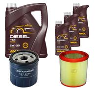 DENCKERMANN Controllo Set MANNOL Diesel TDI 5W-30 8L Per Lancia Lybra SW 2.4
