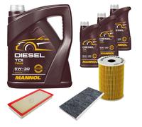 DENCKERMANN Controllo Set MANNOL Diesel TDI 5W-30 8L Per Mercedes A-Klasse