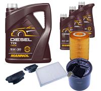 DENCKERMANN Controllo Set MANNOL Diesel TDI 5W-30 8L Per Mercedes-Benz GLE