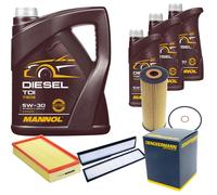DENCKERMANN Controllo Set MANNOL Diesel TDI 5W-30 8L Per Mercedes E-Klasse