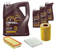 DENCKERMANN Controllo Set MANNOL Diesel TDI 5W-30 8L Per Mercedes G-Klasse