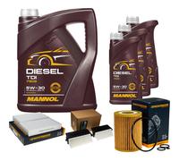 DENCKERMANN Controllo Set MANNOL Diesel TDI 5W-30 8L Per Mercedes M-Klasse