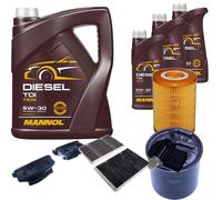 DENCKERMANN Controllo Set MANNOL Diesel TDI 5W-30 8L Per Mercedes S-Klasse