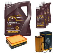 DENCKERMANN Controllo Set MANNOL Diesel TDI 5W-30 8L Per Mercedes Sprinter