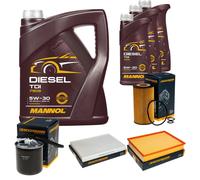 DENCKERMANN Controllo Set MANNOL Diesel TDI 5W-30 8L Per Mercedes Sprinter