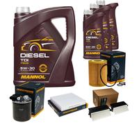 DENCKERMANN Controllo Set MANNOL Diesel TDI 5W-30 8L Per Mercedes X-Class