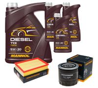 DENCKERMANN Controllo Set MANNOL Diesel TDI 5W-30 8L Per Nissan NP300 Navara