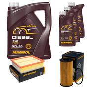 DENCKERMANN Controllo Set MANNOL Diesel TDI 5W-30 8L Per Nissan NV300 Kasten