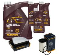 DENCKERMANN Controllo Set MANNOL Diesel TDI 5W-30 8L Per Opel Antara 2.2
