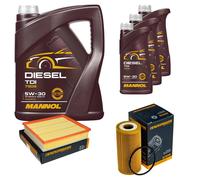 DENCKERMANN Controllo Set MANNOL Diesel TDI 5W-30 8L Per Opel Vivaro Kasten
