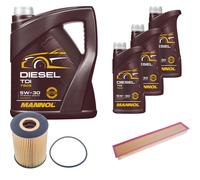 DENCKERMANN Controllo Set MANNOL Diesel TDI 5W-30 8L Per Porsche Panamera
