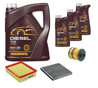 DENCKERMANN Controllo Set MANNOL Diesel TDI 5W-30 8L Per Renault Vel Satis