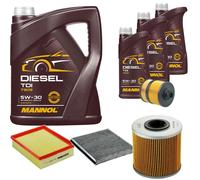 DENCKERMANN Controllo Set MANNOL Diesel TDI 5W-30 8L Per Renault Vel Satis