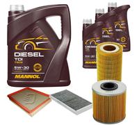 DENCKERMANN Controllo Set MANNOL Diesel TDI 5W-30 8L Per Saab 9-3 2.2 TiD