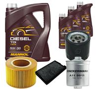 DENCKERMANN Controllo Set MANNOL Diesel TDI 5W-30 8L Per Saab 9-5 Kombi 2.0
