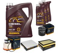 DENCKERMANN Controllo Set MANNOL Diesel TDI 5W-30 8L Per Toyota Hilux VIII