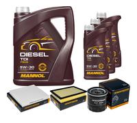 DENCKERMANN Controllo Set MANNOL Diesel TDI 5W-30 8L Per Toyota Hilux VIII