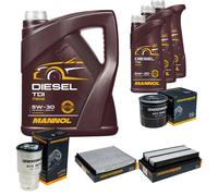 DENCKERMANN Controllo Set MANNOL Diesel TDI 5W-30 8L Per Toyota RAV 4 II 2.0