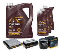 DENCKERMANN Controllo Set MANNOL Diesel TDI 5W-30 8L Per Toyota RAV 4 II 2.0