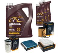 DENCKERMANN Controllo Set MANNOL Diesel TDI 5W-30 8L Per Toyota Verso 2.0