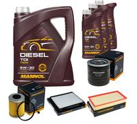 DENCKERMANN Controllo Set MANNOL Diesel TDI 5W-30 8L Per Volvo V40 Kombi 1.9