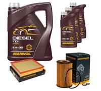 DENCKERMANN Controllo Set MANNOL Diesel TDI 5W-30 8L Per VW Amarok 2.0 BiTDI