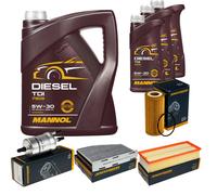 DENCKERMANN Controllo Set MANNOL Diesel TDI 5W-30 8L Per VW Beetle Cabriolet